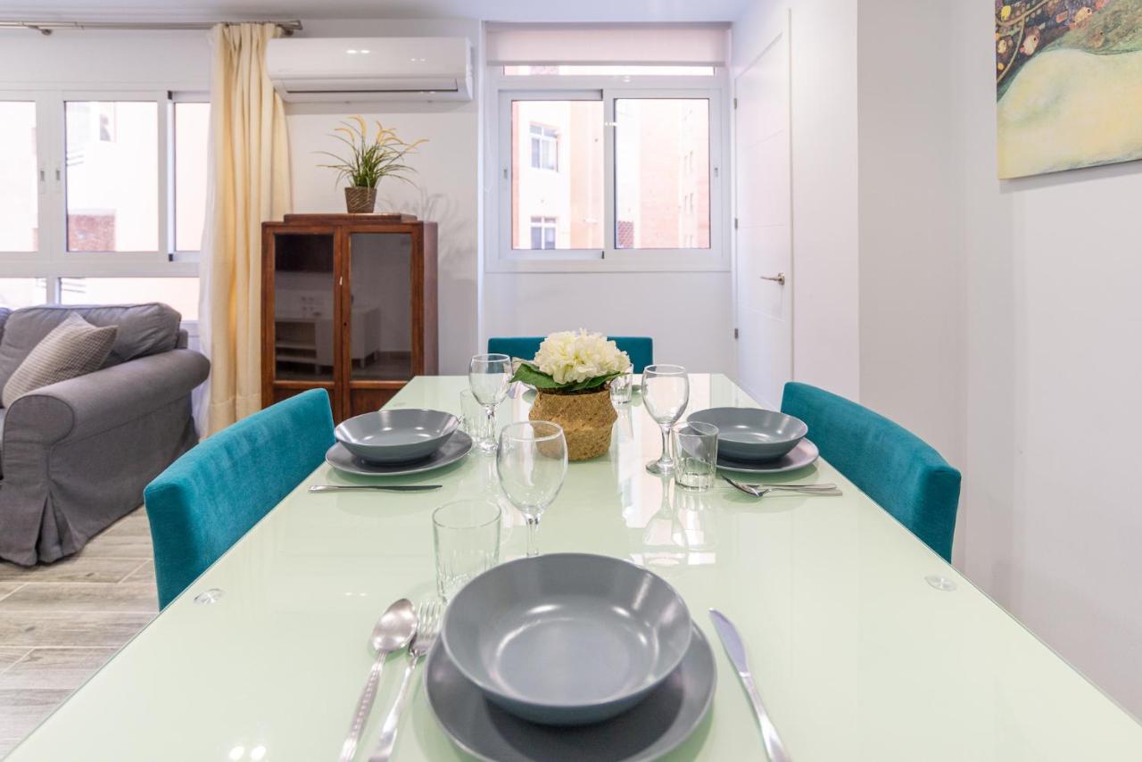 Faro, bonito apartamento en la Malagueta Malaga Bagian luar foto
